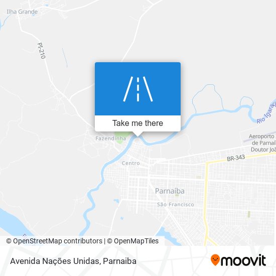 Avenida Nações Unidas map