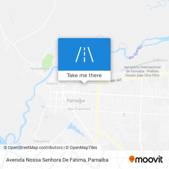 Mapa Avenida Nossa Senhora De Fátima