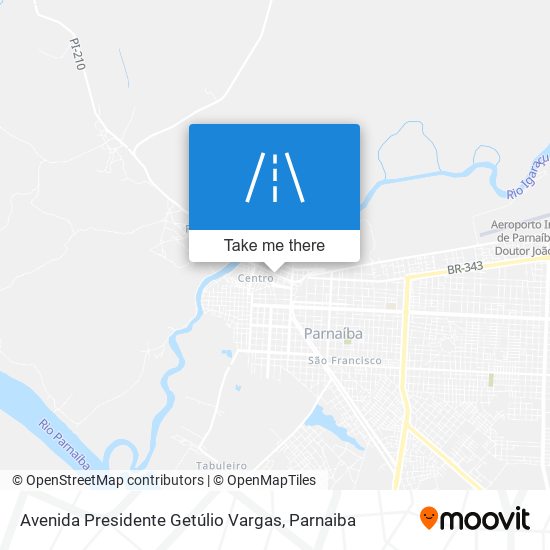 Mapa Avenida Presidente Getúlio Vargas