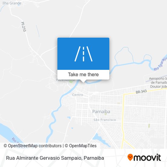 Rua Almirante Gervasio Sampaio map