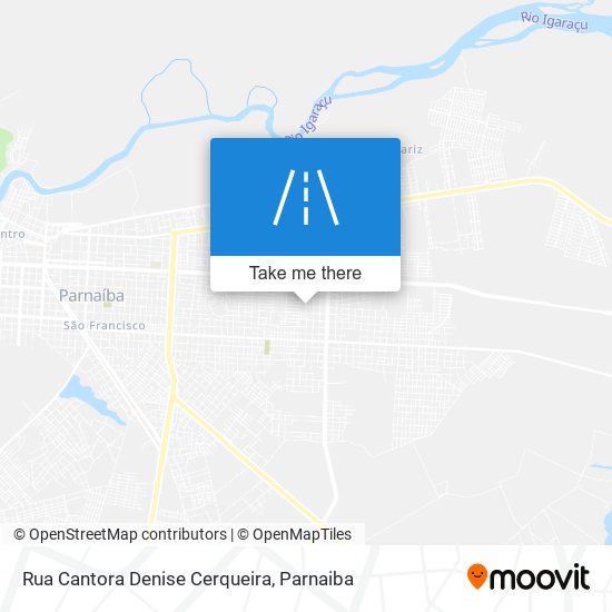 Mapa Rua Cantora Denise Cerqueira