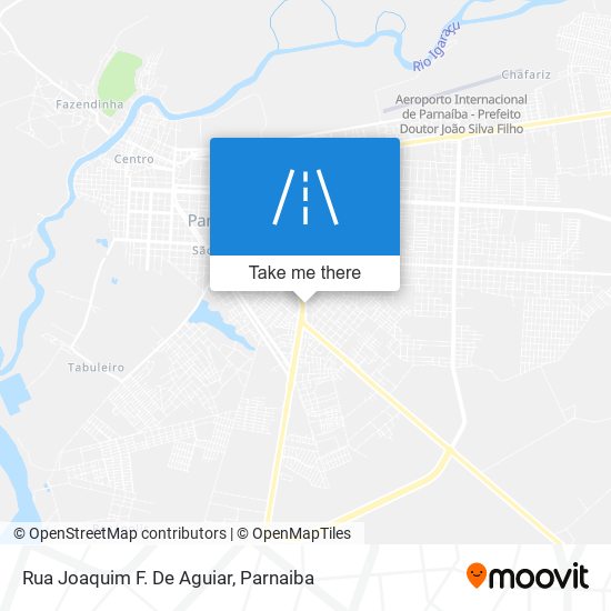 Mapa Rua Joaquim F. De Aguiar