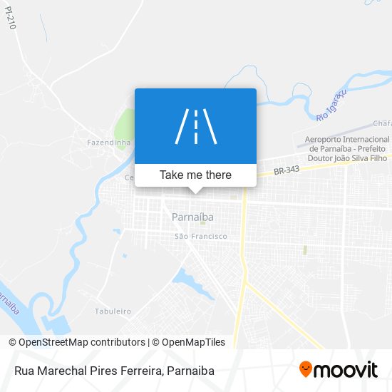 Mapa Rua Marechal Pires Ferreira