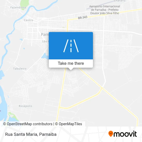 Rua Santa Maria map