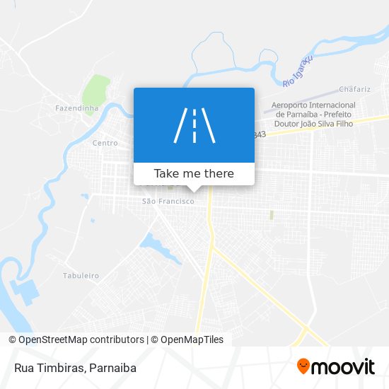 Rua Timbiras map