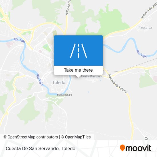 Cuesta De San Servando map
