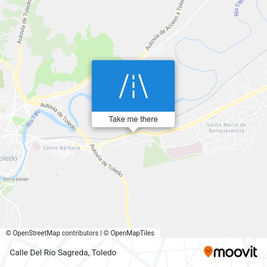 Calle Del Río Sagreda map