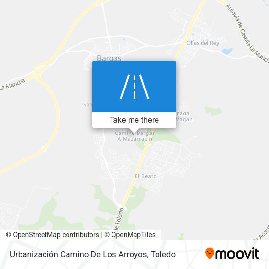 Urbanización Camino De Los Arroyos map