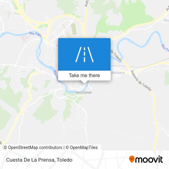 Cuesta De La Prensa map