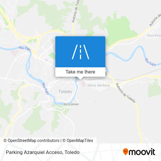 Parking Azarquiel Acceso map