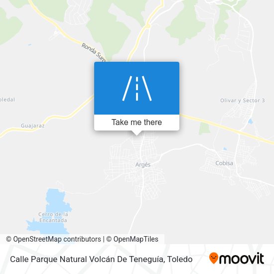 Calle Parque Natural Volcán De Teneguía map