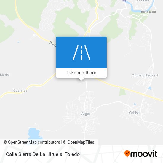 Calle Sierra De La Hiruela map