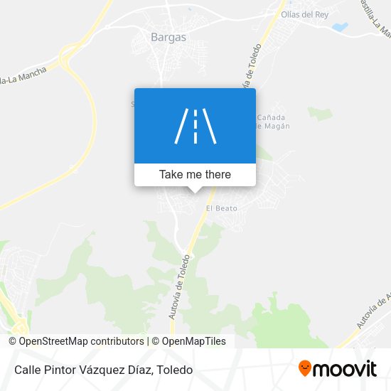 Calle Pintor Vázquez Díaz map