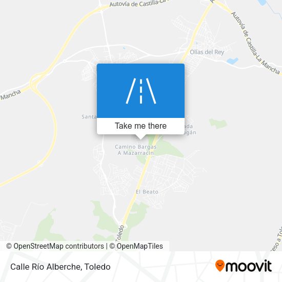 Calle Río Alberche map