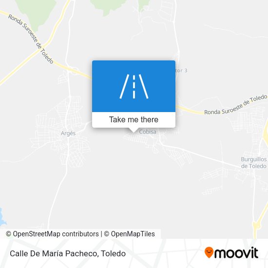 Calle De María Pacheco map