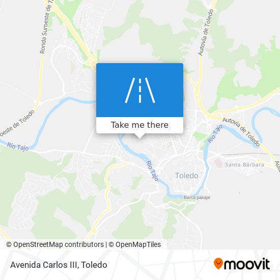 mapa Avenida Carlos III