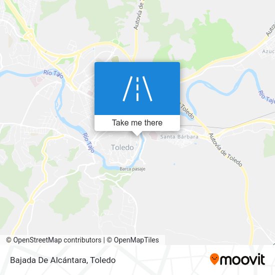 Bajada De Alcántara map