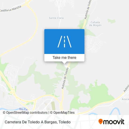Carretera De Toledo A Bargas map