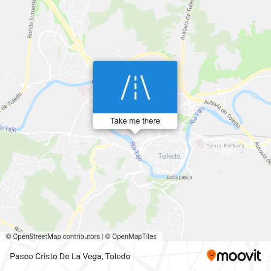Paseo Cristo De La Vega map