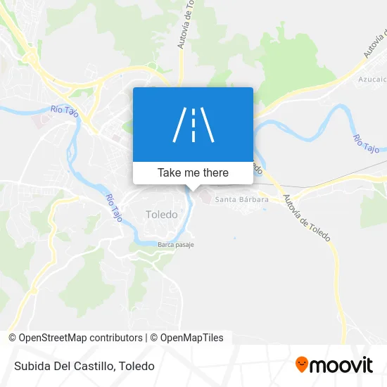 Subida Del Castillo map