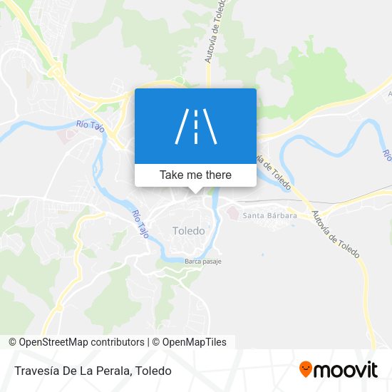 Travesía De La Perala map