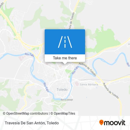 Travesía De San Antón map