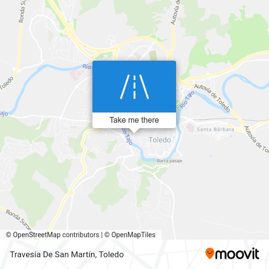 Travesía De San Martín map