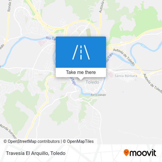 Travesía El Arquillo map