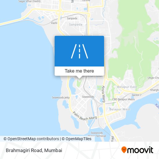 Brahmagiri Road map