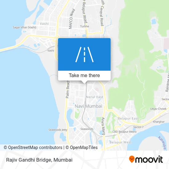 Rajiv Gandhi Bridge map
