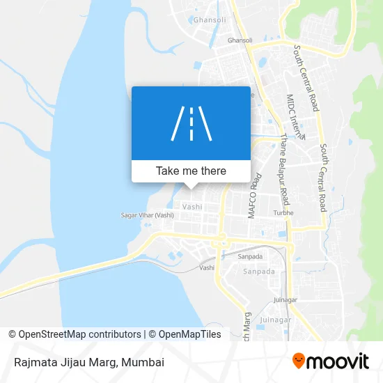 Rajmata Jijau Marg map