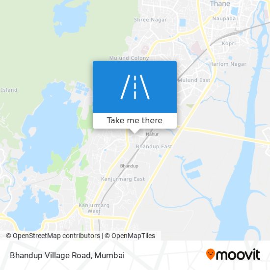 Bhandup Village Road map