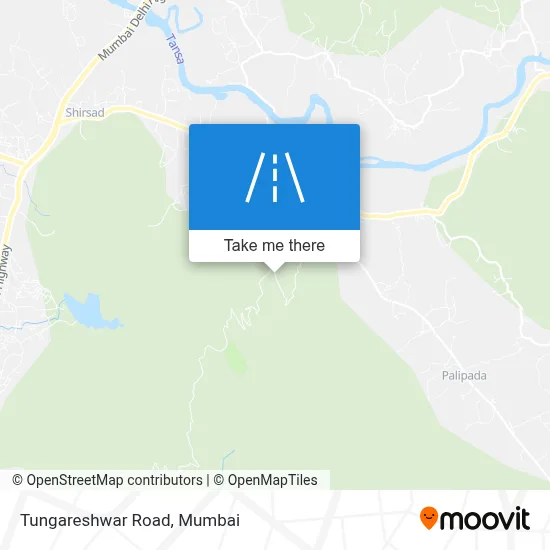 Tungareshwar Road map