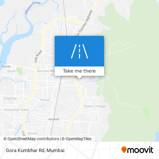 Gora Kumbhar Rd map