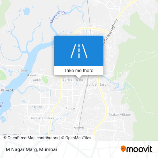 M Nagar Marg map