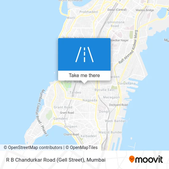 R B Chandurkar Road (Gell Street) map
