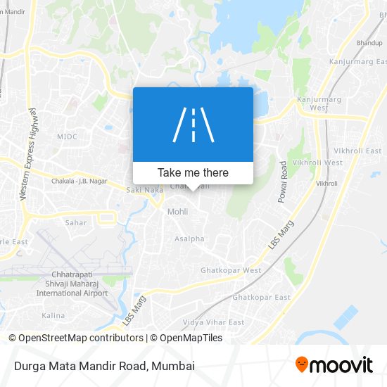 Durga Mata Mandir Road map