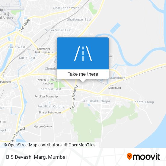 B S Devashi Marg map