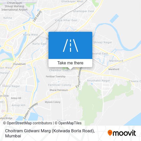Choitram Gidwani Marg (Kolwada Borla Road) map
