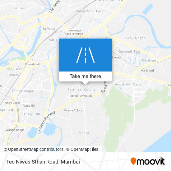 Tec Niwas Sthan Road map