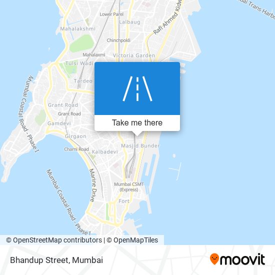 Bhandup Street map