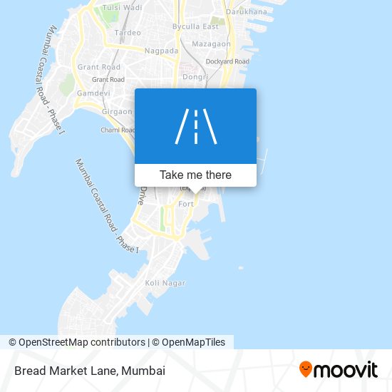 Bread Market Lane map