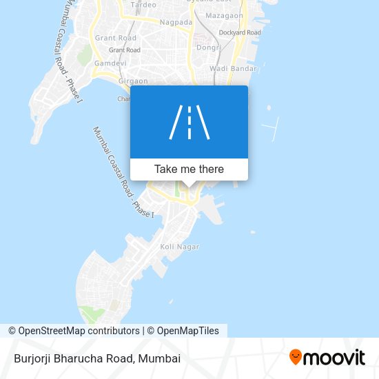 Burjorji Bharucha Road map