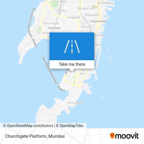 Churchgate Platform map