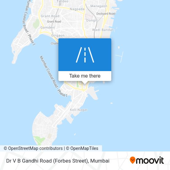 Dr V B Gandhi Road (Forbes Street) map