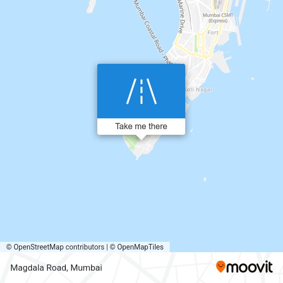 Magdala Road map