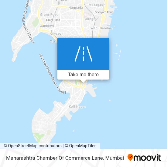Maharashtra Chamber Of Commerce Lane map