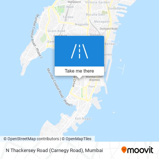 N Thackersey Road (Carnegy Road) map