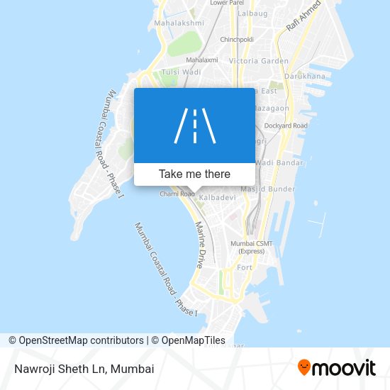 Nawroji Sheth Ln map