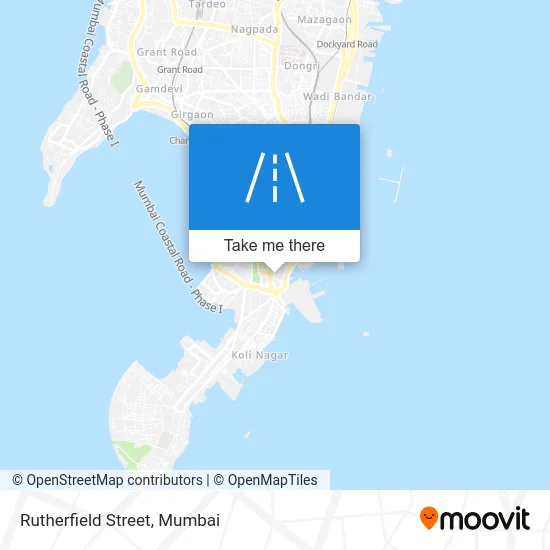 Rutherfield Street map